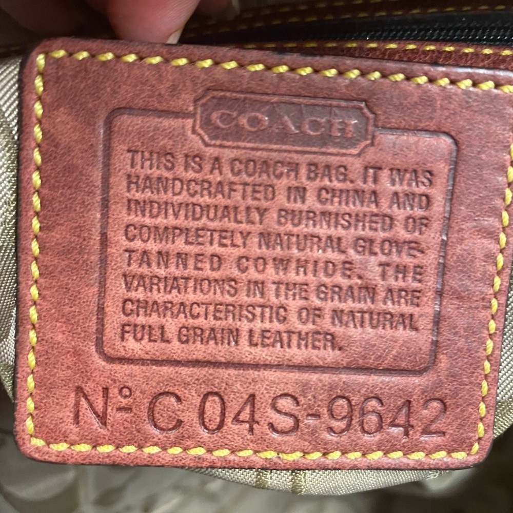 COACH LEATHER SOHO Brass Studded Satchel - Picture 13 of 13